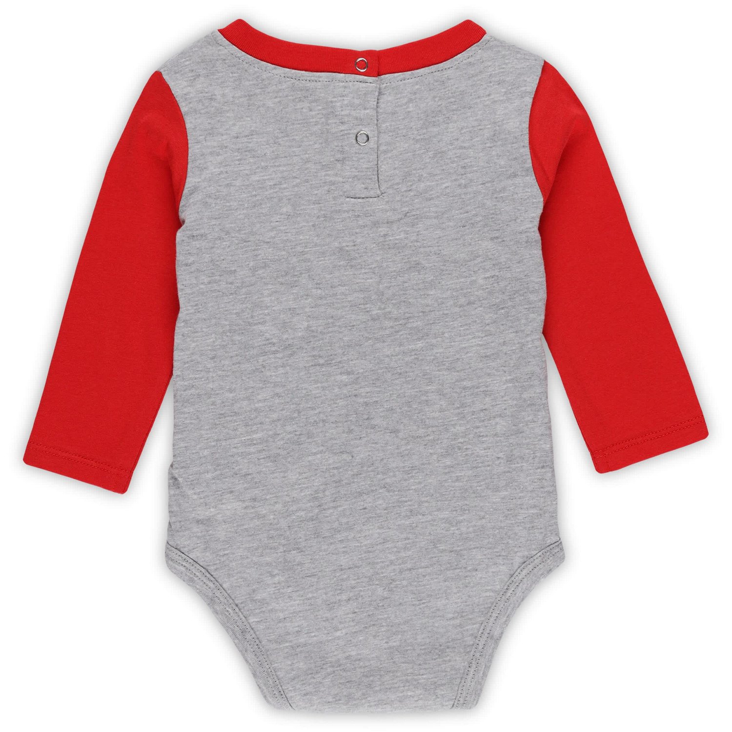 Newborn  Ohio State Buckeyes Double Up Long Sleeve Bodysuit  Pant Set