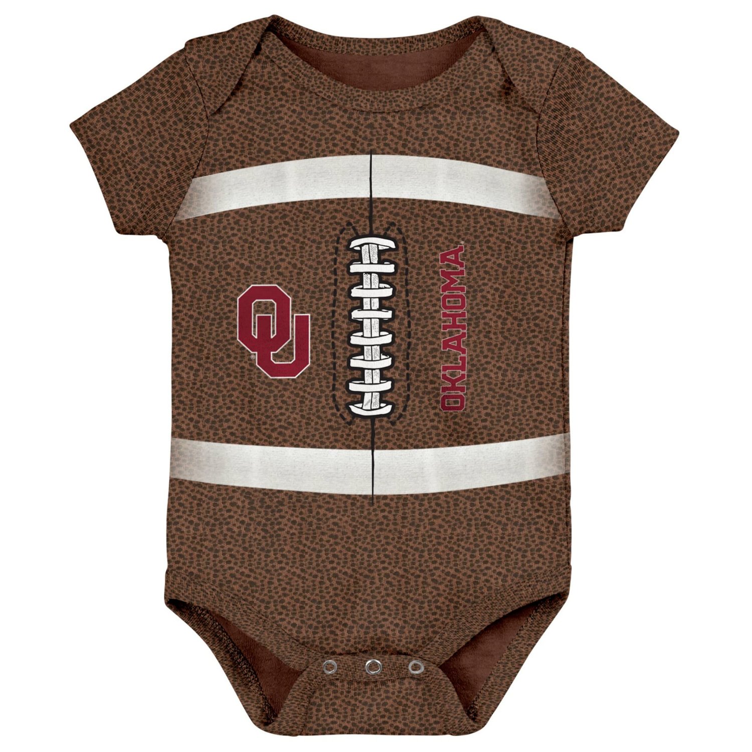 Newborn  Oklahoma Sooners Catch Me Football Bodysuit                                                                             - view number 1