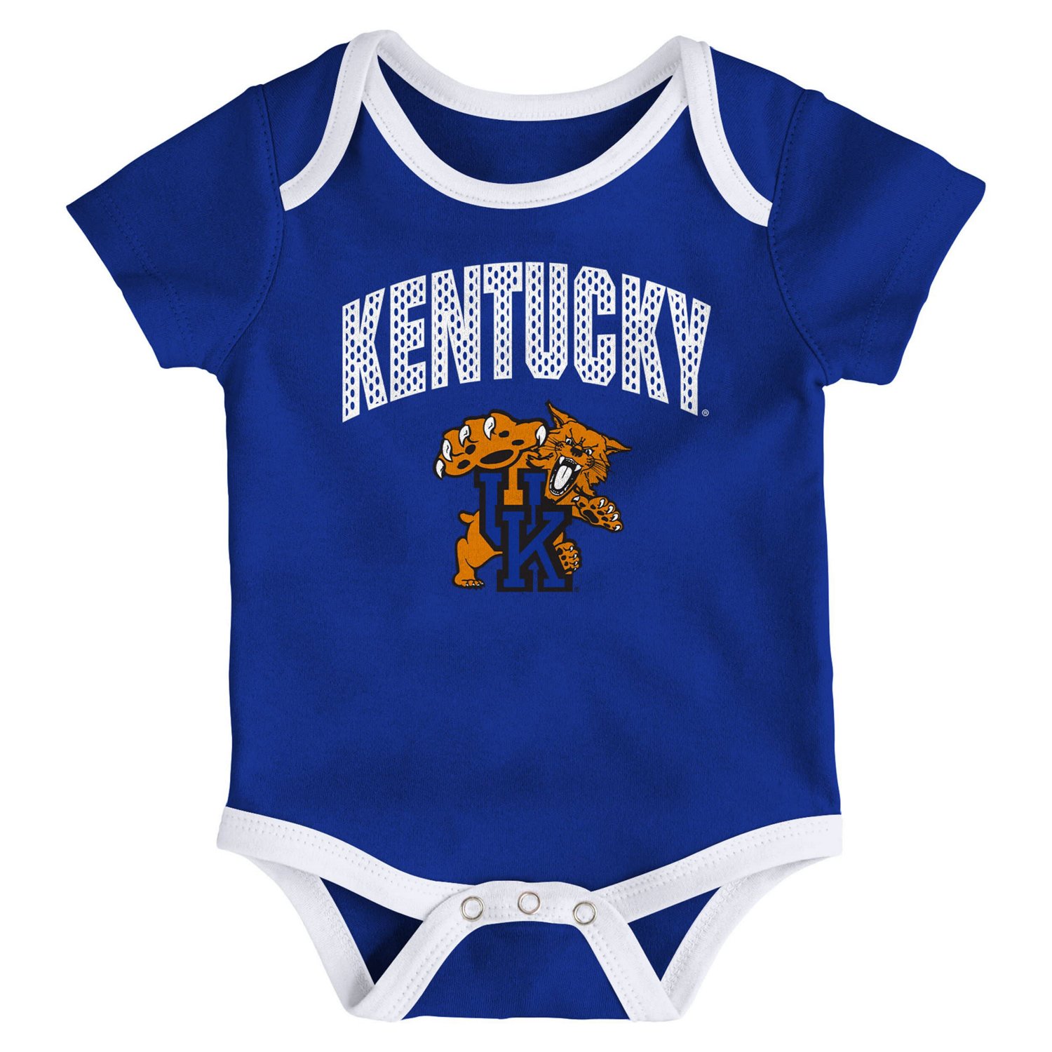 Newborn  Outerstuff Kentucky Wildcats Three-Pack All Day Play Bodysuit Set