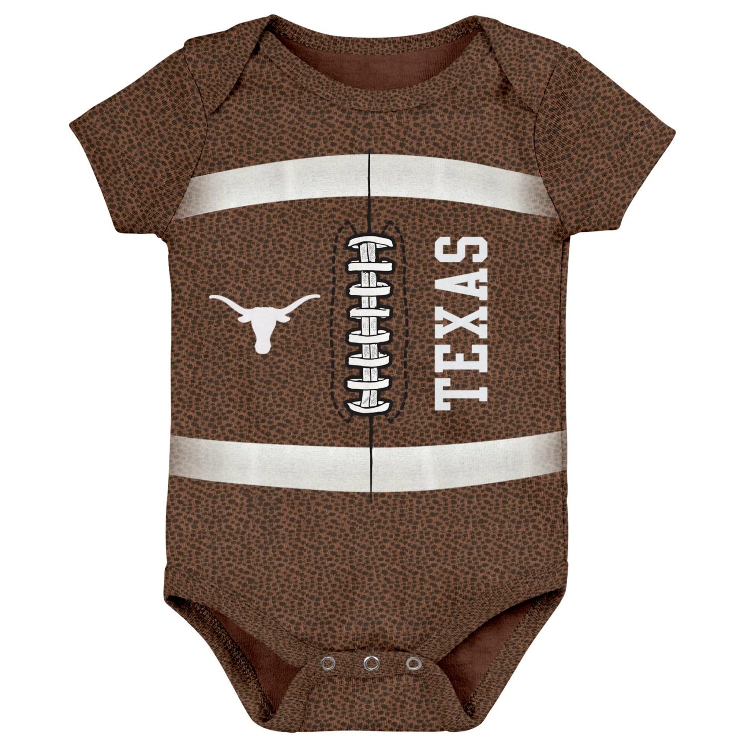Newborn  Texas Longhorns Catch Me Football Bodysuit