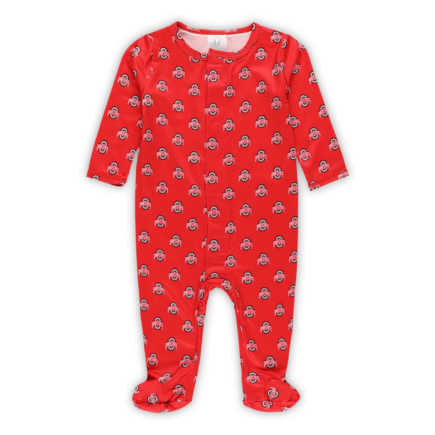 Newborn  ZooZatz Ohio State Buckeyes Magnetic Closure Sleeper