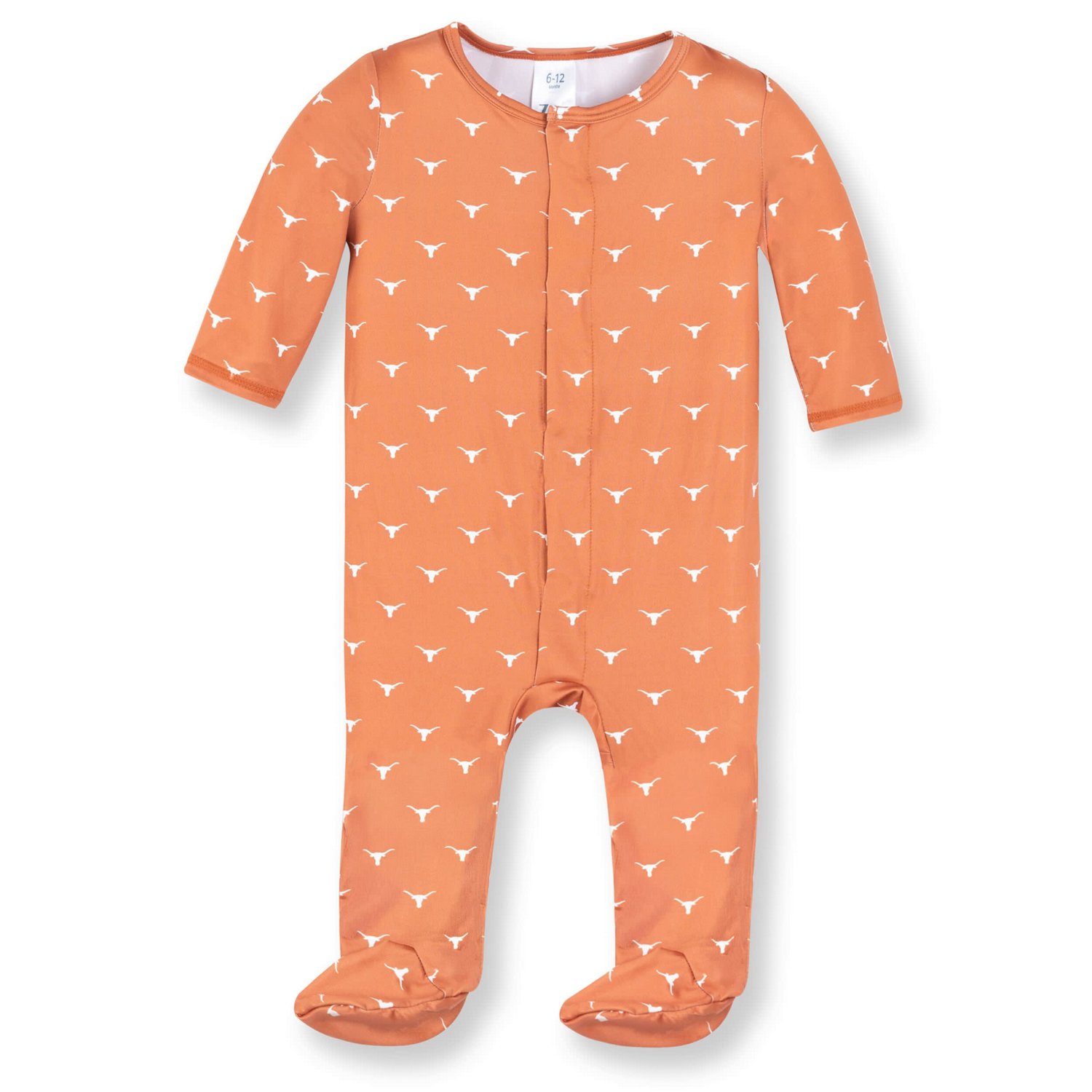 Newborn  ZooZatz Texas Longhorns Magnetic Closure Sleeper
