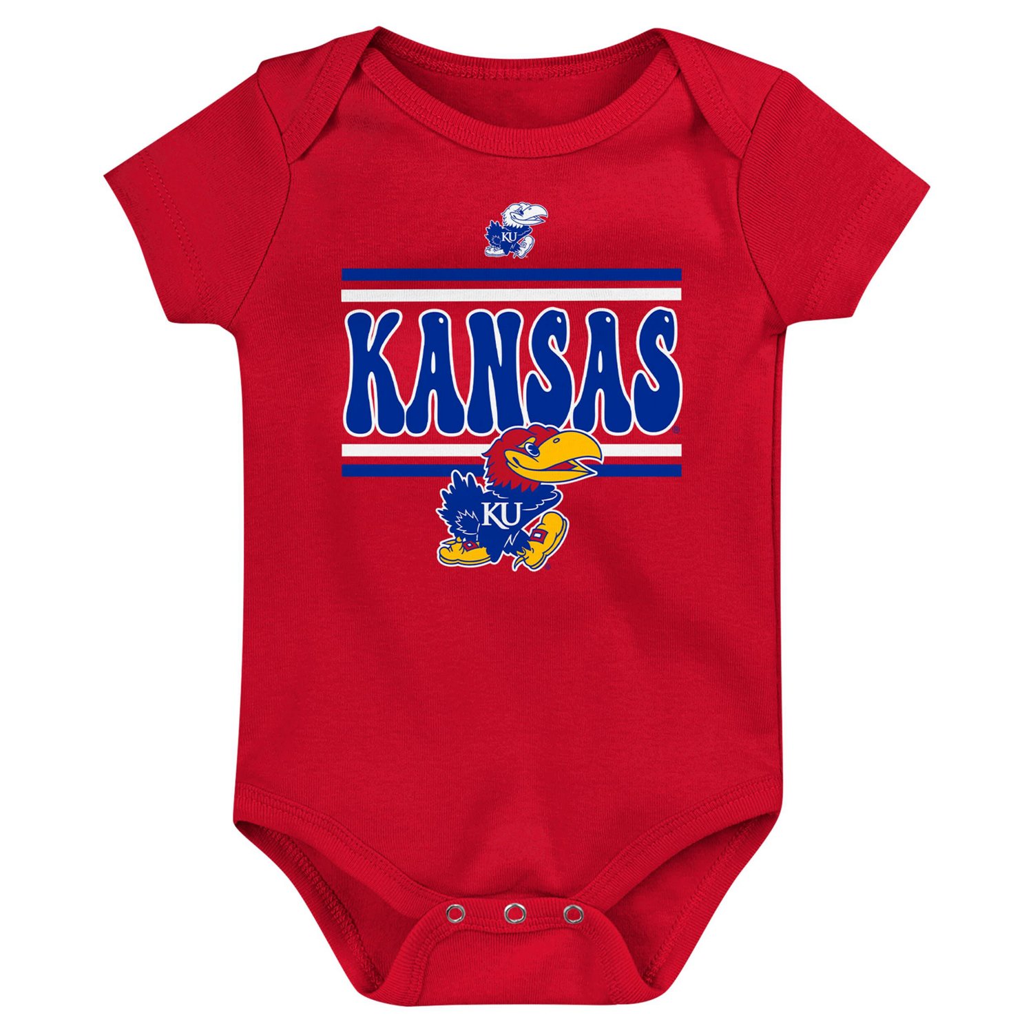 Newborn Kansas Jayhawks Sunday Comics 3-Pack Bodysuit Set - view number 3