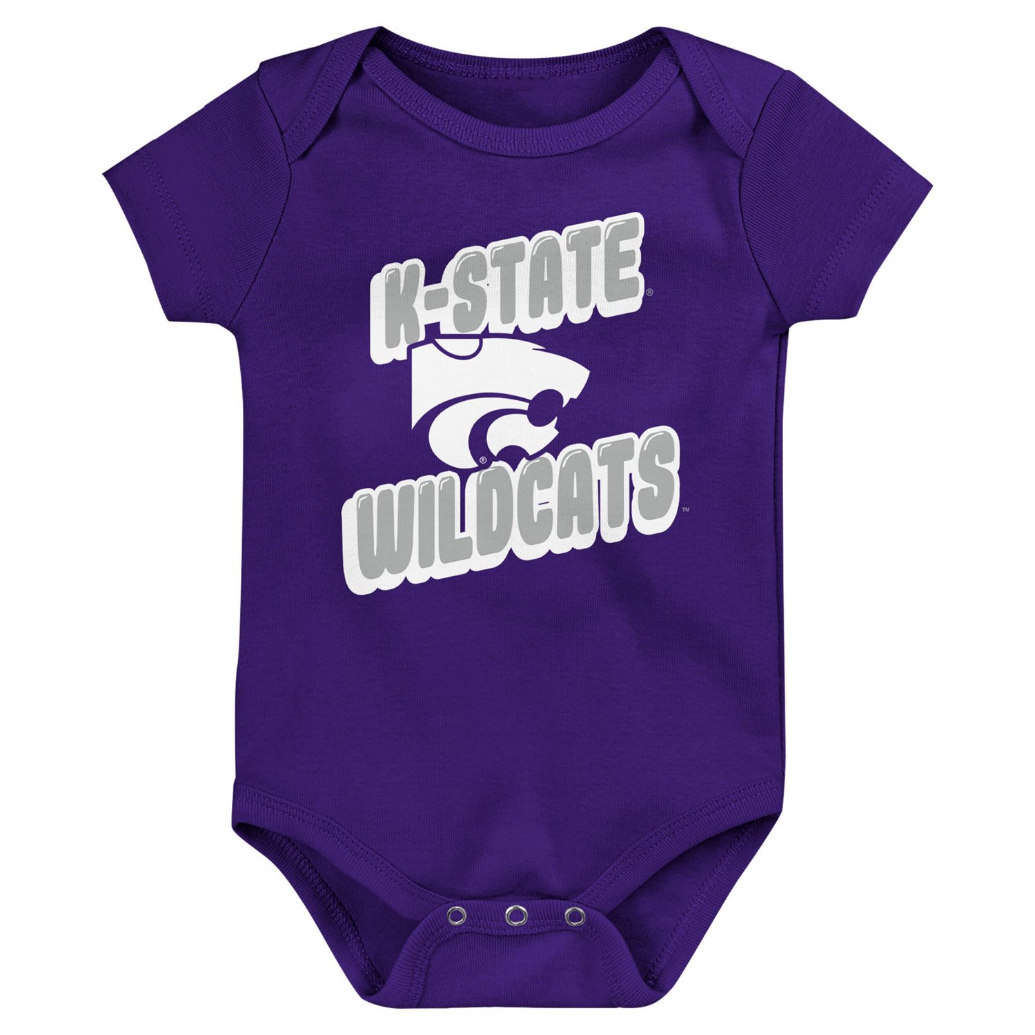 Newborn Kansas State Wildcats Sunday Comics 3-Pack Bodysuit Set - view number 2