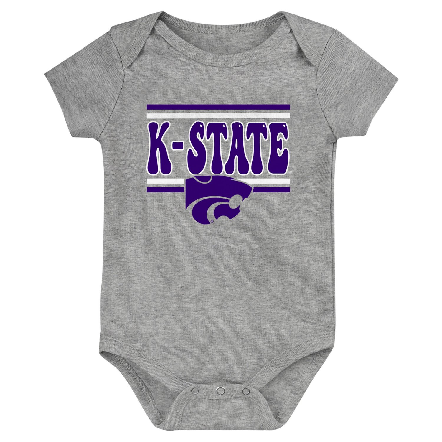 Newborn Kansas State Wildcats Sunday Comics 3-Pack Bodysuit Set - view number 3