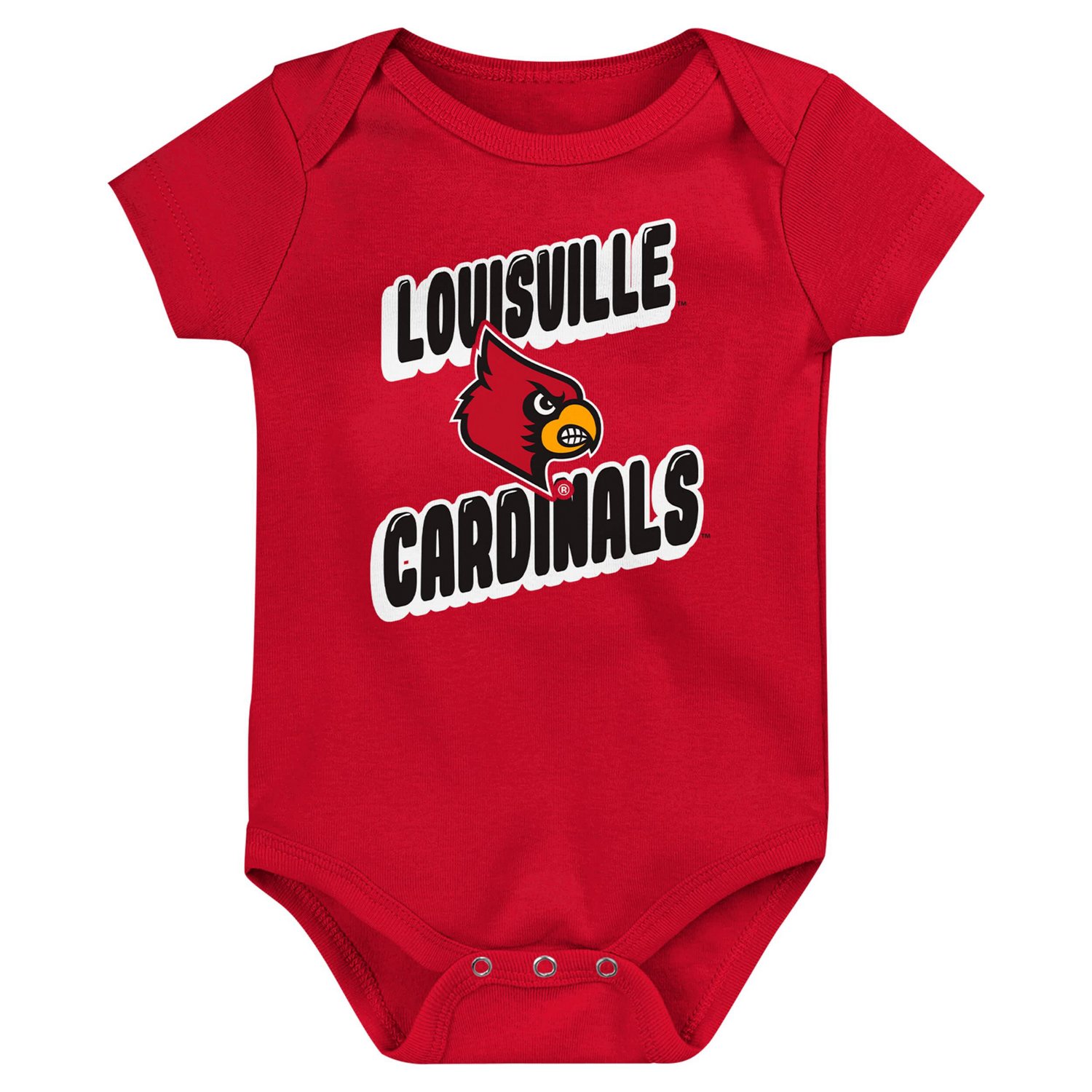 Newborn Louisville Cardinals Sunday Comics 3-Pack Bodysuit Set - view number 2