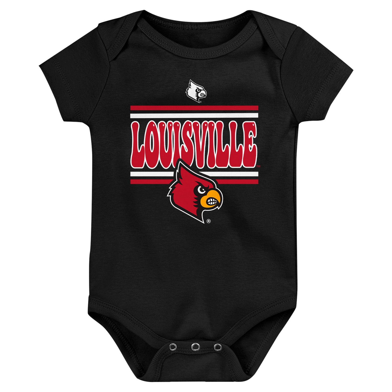 Newborn Louisville Cardinals Sunday Comics 3-Pack Bodysuit Set - view number 3
