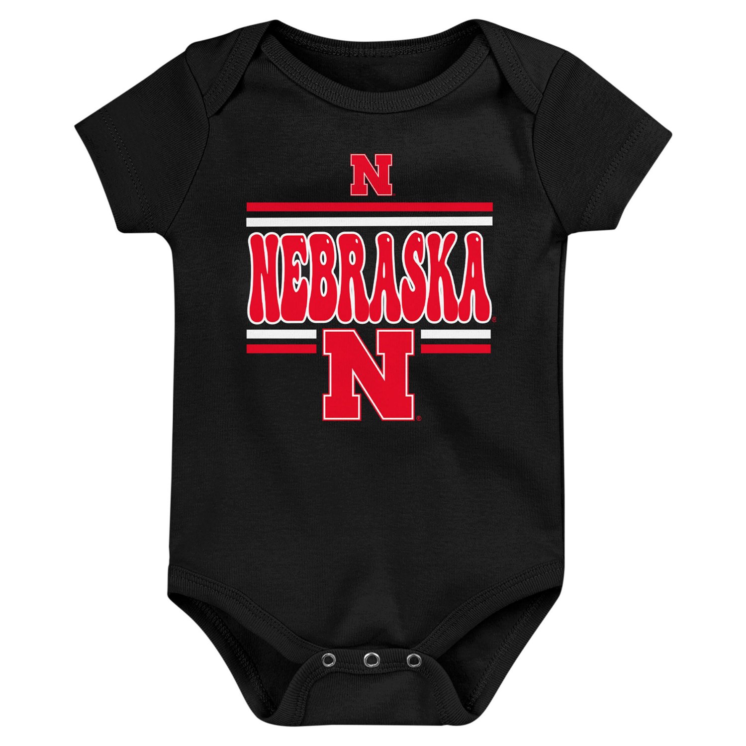 Newborn Nebraska Huskers Sunday Comics 3-Pack Bodysuit Set - view number 3