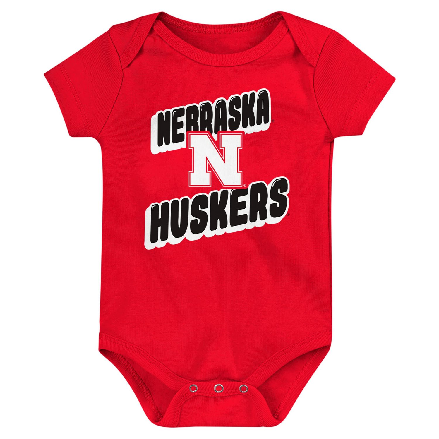 Newborn Nebraska Huskers Sunday Comics 3-Pack Bodysuit Set - view number 2