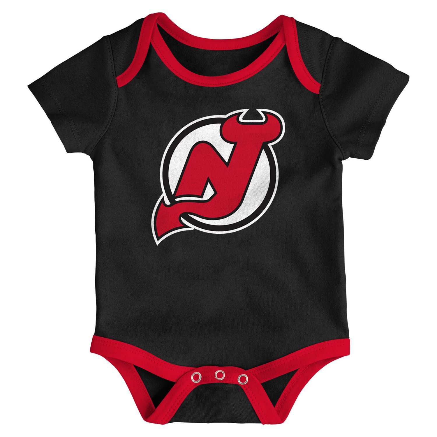 Newborn New Jersey Devils Loyal Buddies Three-Pack Bodysuit Set - view number 2
