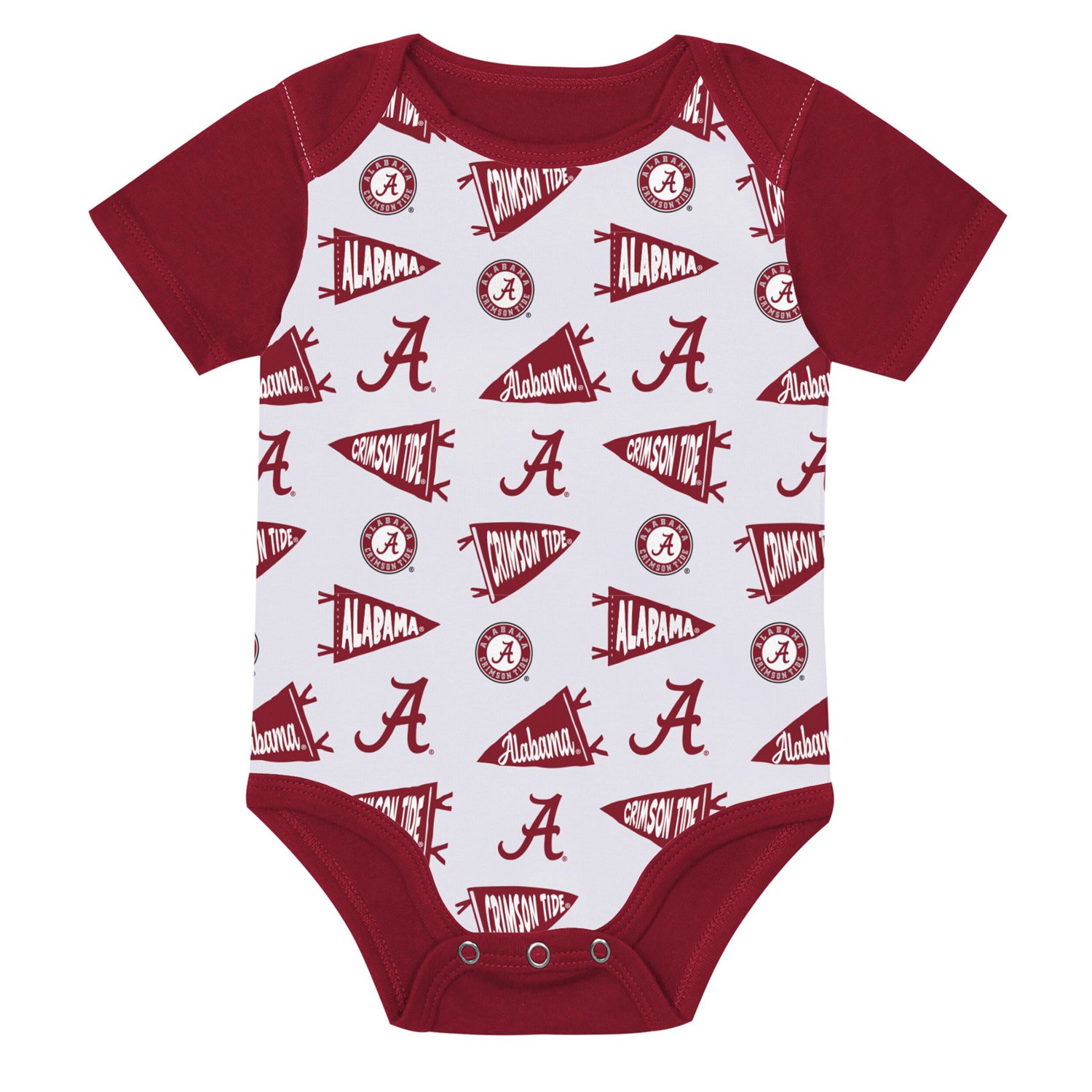 Newborn Outerstuff Alabama Tide Star Player Three-Piece Bodysuit Set