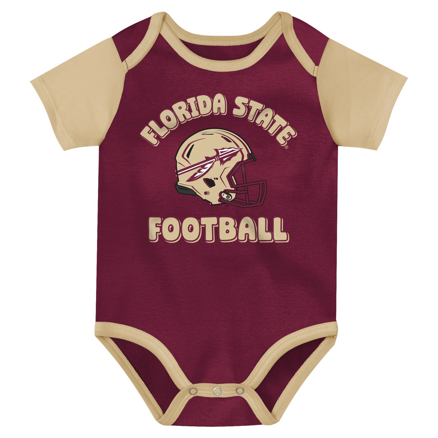 Newborn Outerstuff Florida State Seminoles Star Player Three-Piece Bodysuit Set - view number 2
