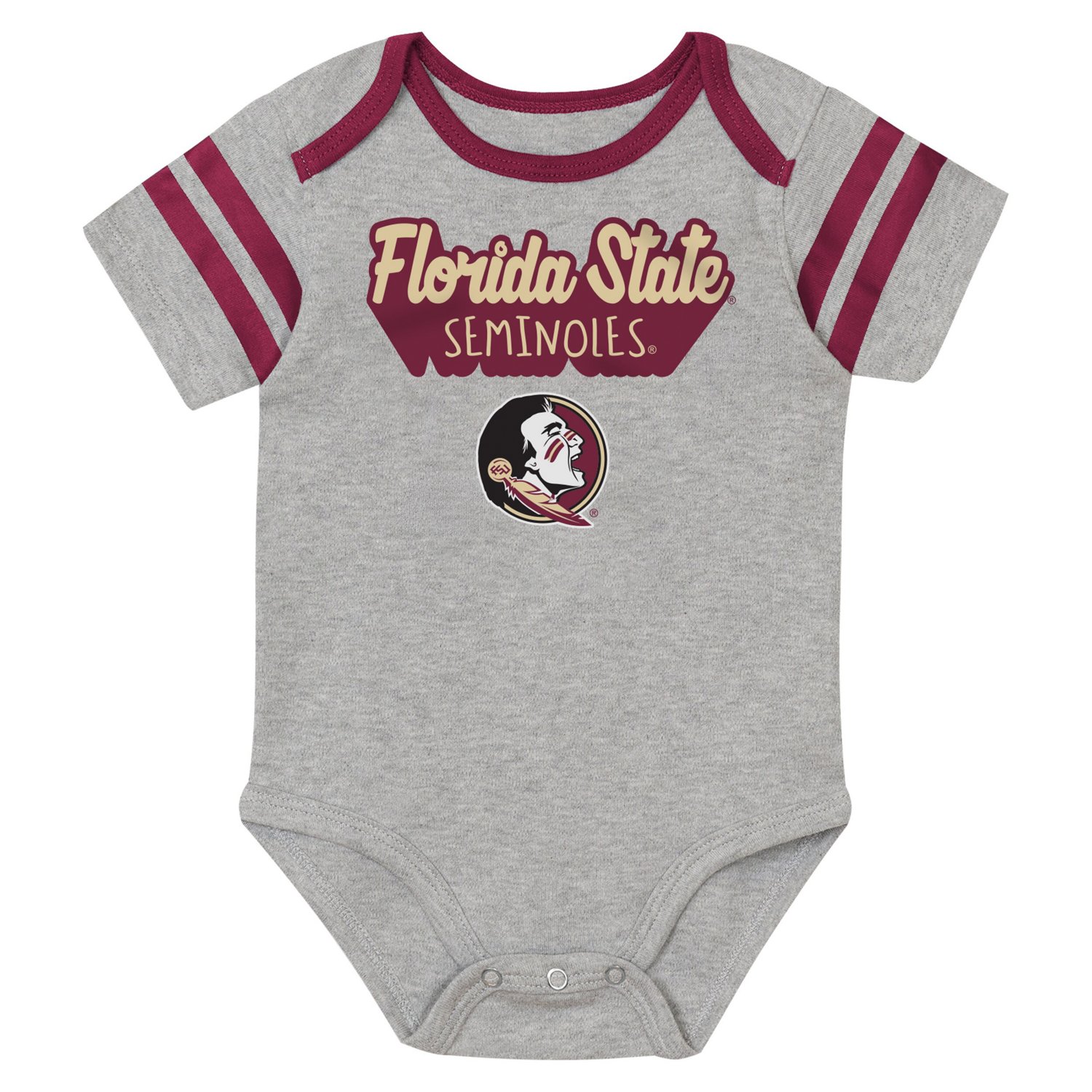 Newborn Outerstuff Florida State Seminoles Star Player Three-Piece Bodysuit Set - view number 3