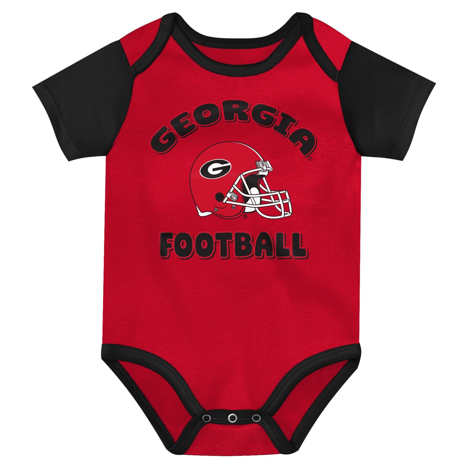 Newborn Outerstuff Georgia Bulldogs Star Player Three-Piece Bodysuit Set - view number 2