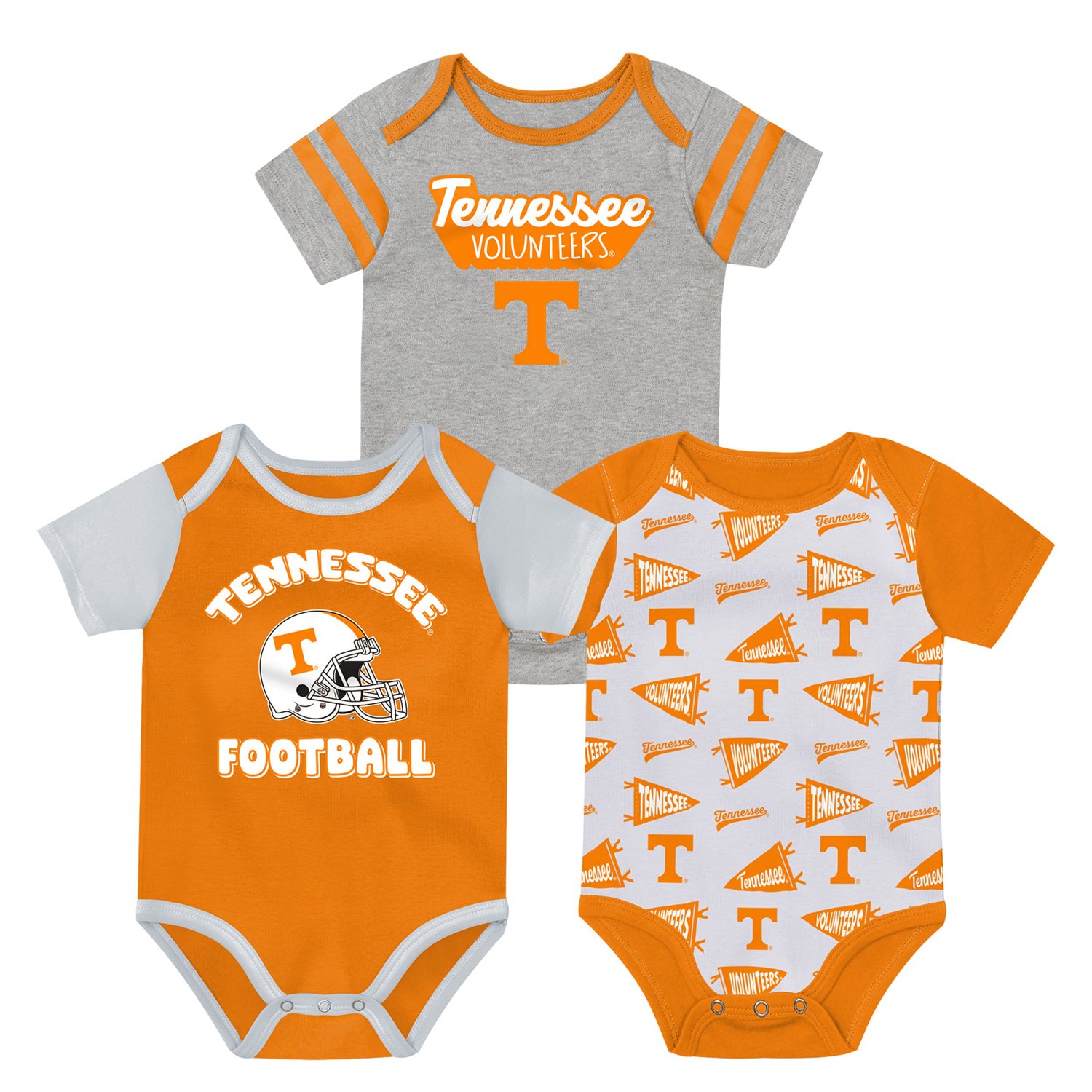 Newborn Outerstuff Tennessee Volunteers Star Player Three-Piece Bodysuit Set
