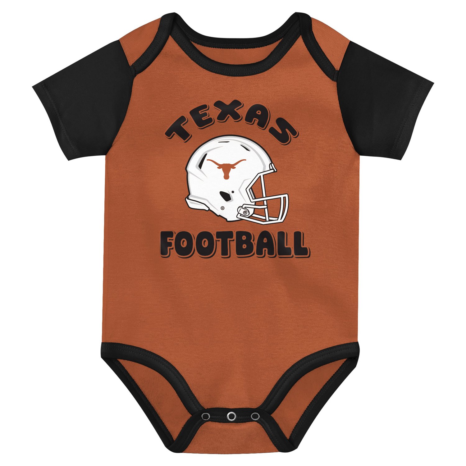 Newborn Outerstuff Texas Longhorns Star Player Three-Piece Bodysuit Set - view number 2