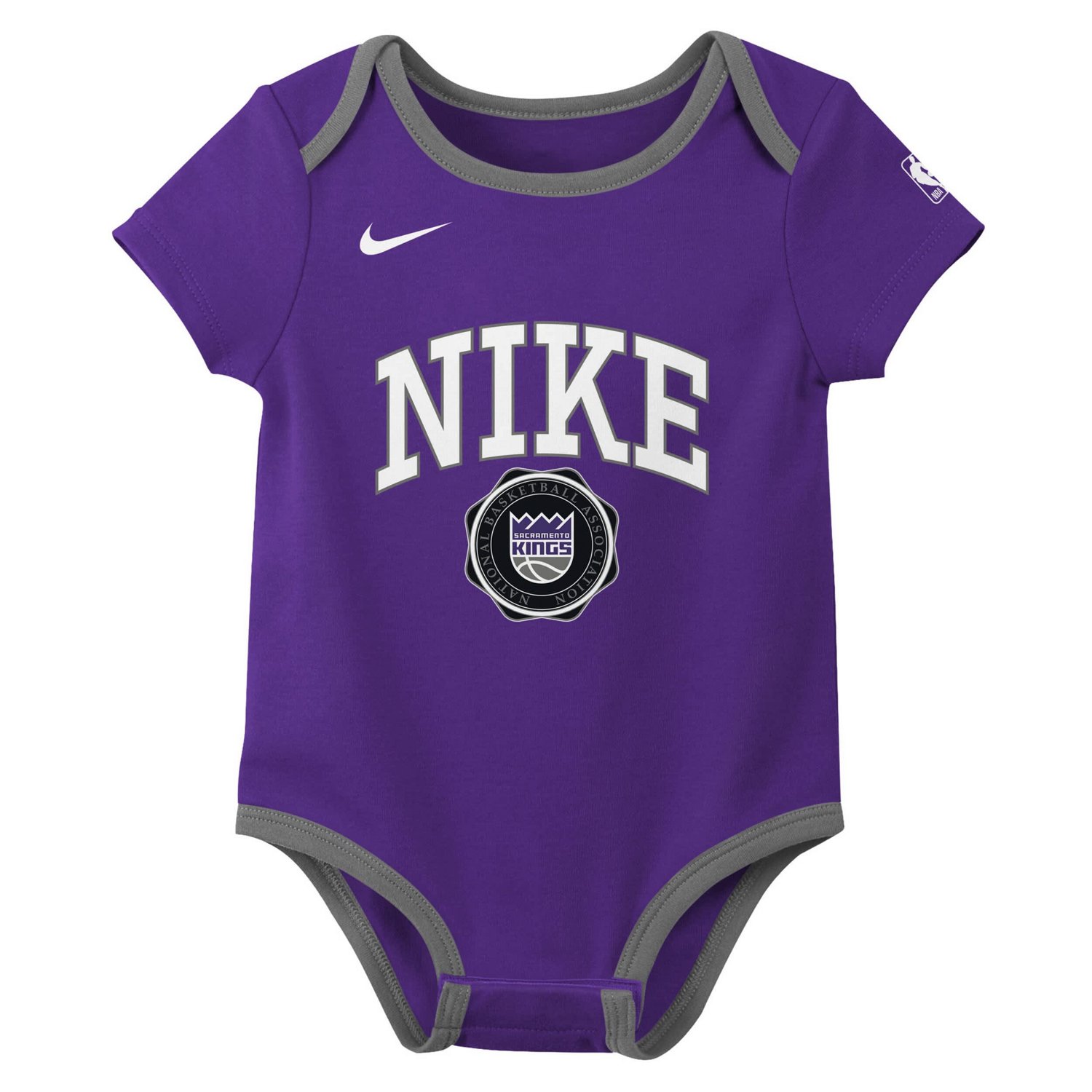 Nike Black Sacramento Kings Just Do It Two-Pack Bodysuit Set - view number 2