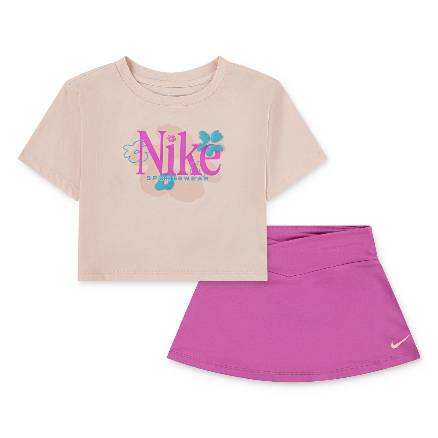 Nike Girls' 4-7 Wild Flower Dri-FIT Scooter Set - view number 1