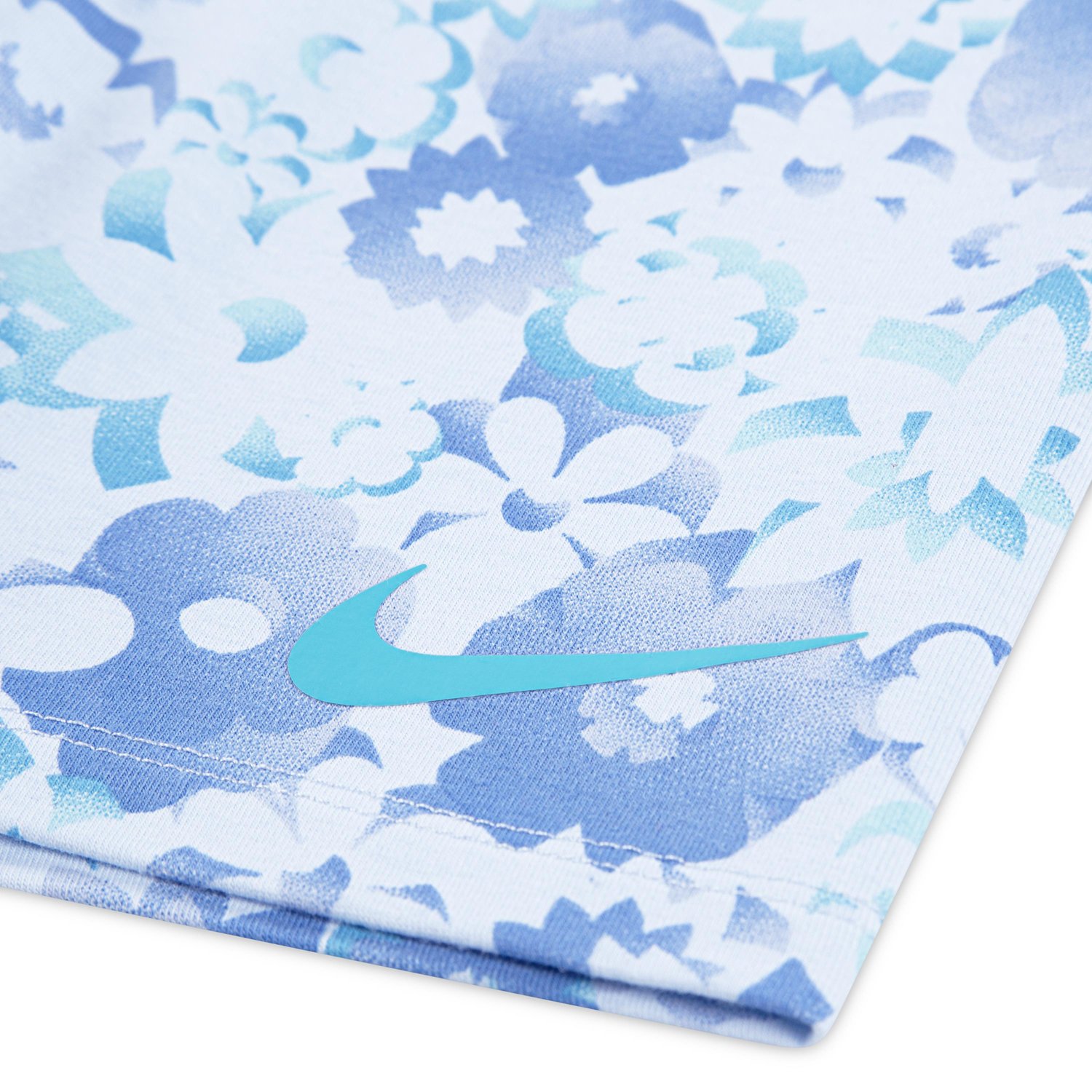 Nike Girls' Flow-Ral Allover Print Bike Shorts Set  - view number 3