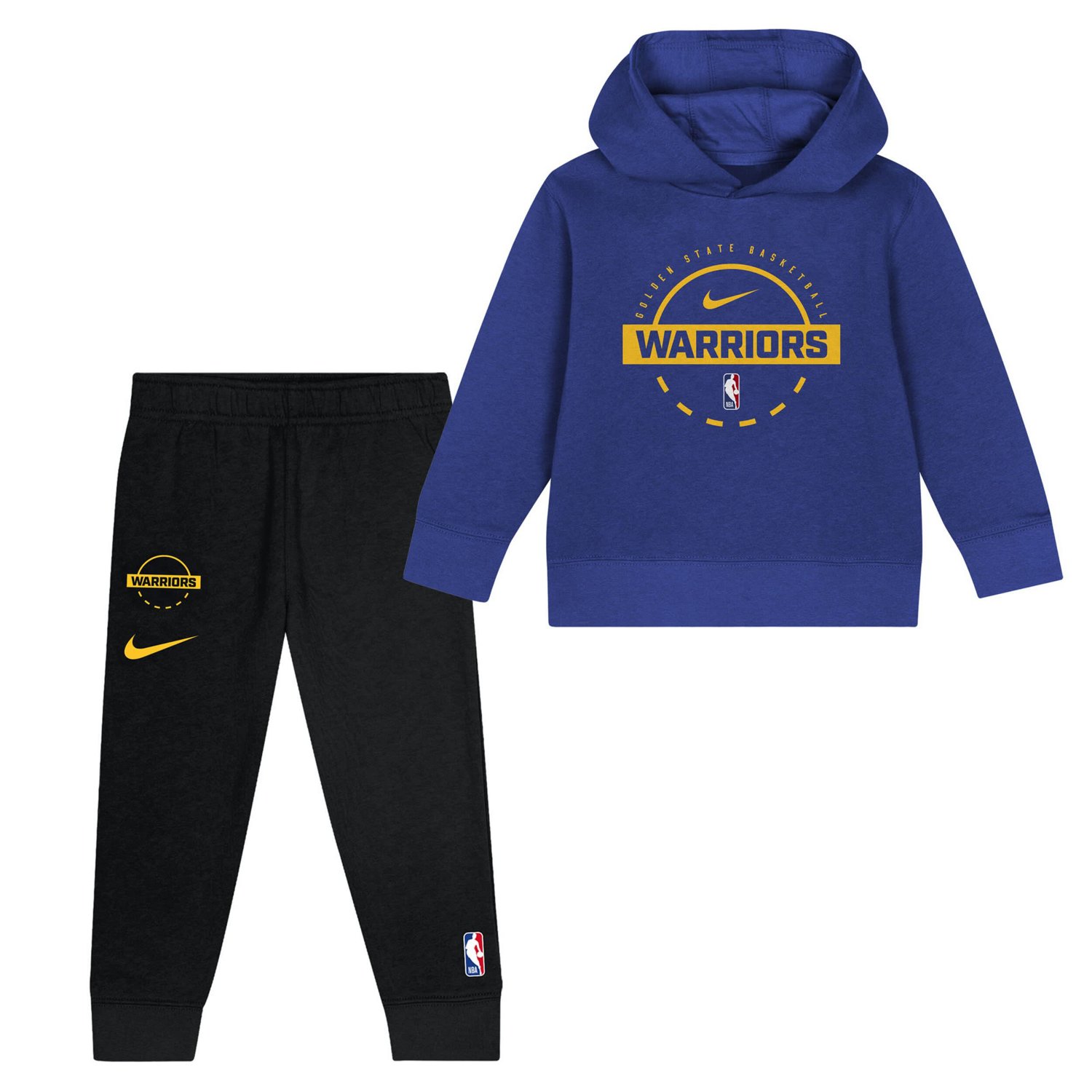 Nike Golden State Warriors Team Logo 2-Piece Club Fleece Hoodie  Sweatpants Set