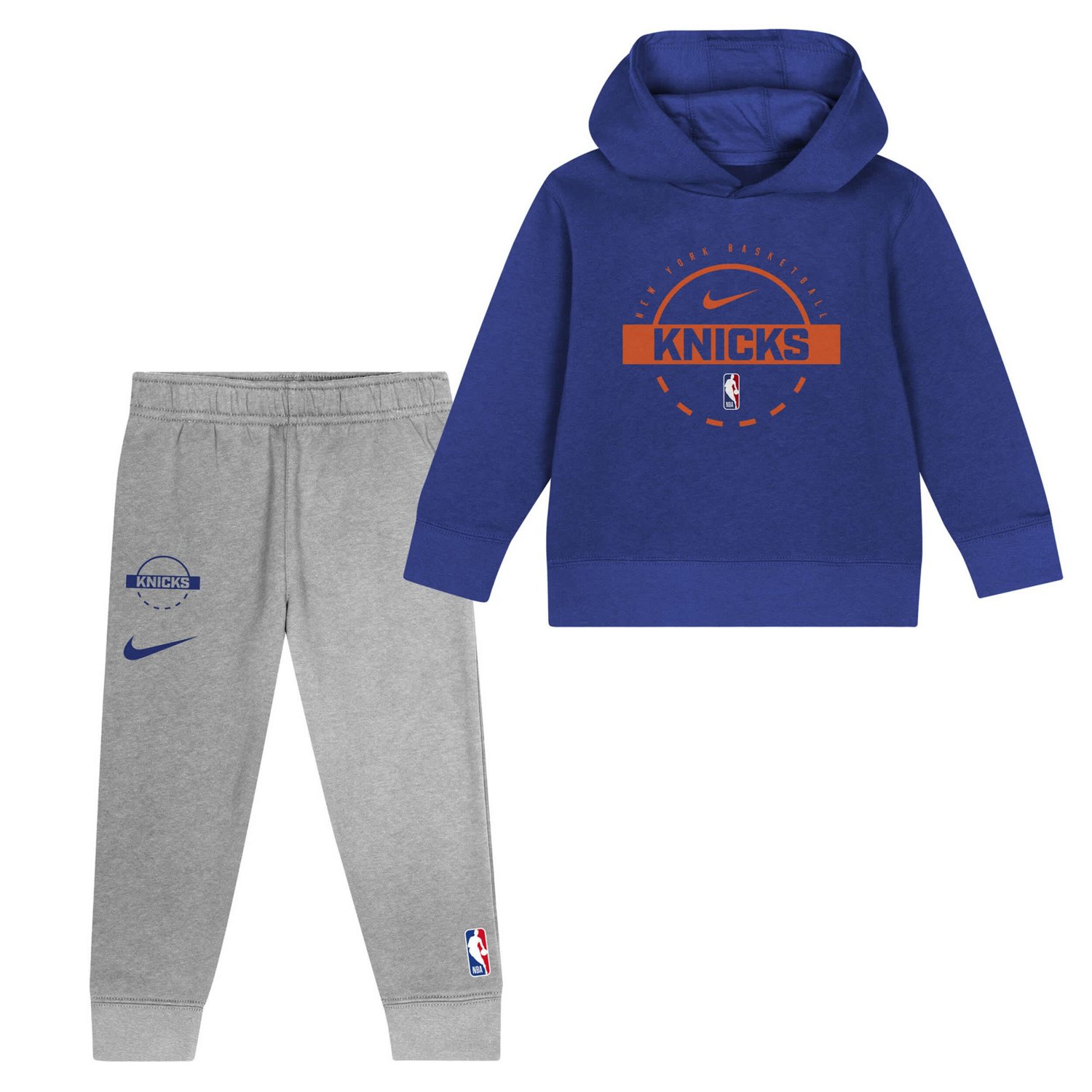 Nike New York Knicks Team Logo 2-Piece Club Fleece Hoodie  Sweatpants Set