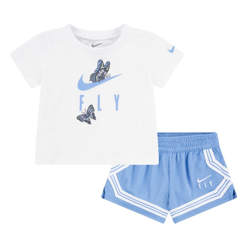 Nike Toddler Girls' Dri-FIT Fly Crossover T-Shirt and Shorts Se Blue, 2 Toddler - at Academy Sports