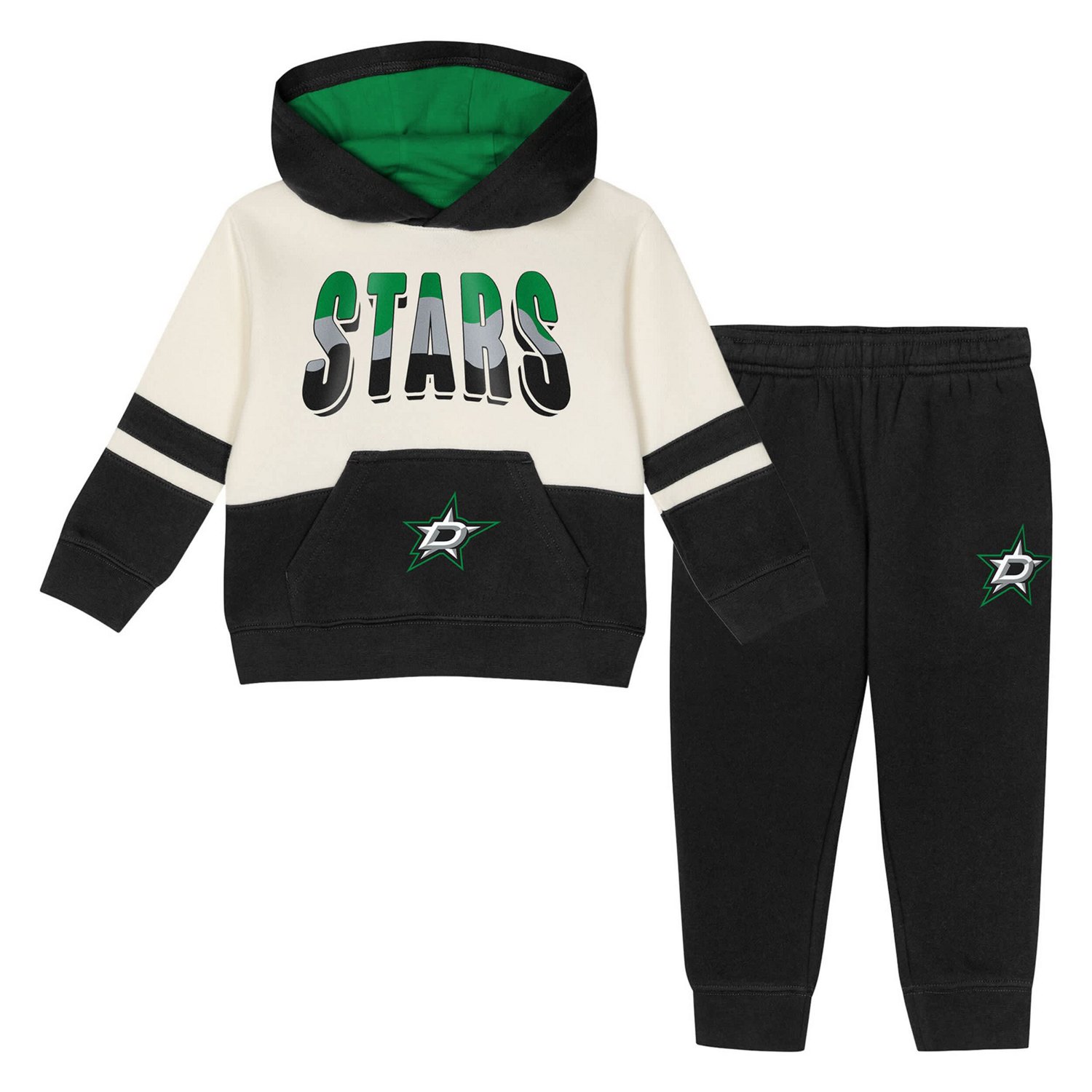 Outerstuff Dallas Stars Chants and Cheers Fleece Hoodie and Pants Set