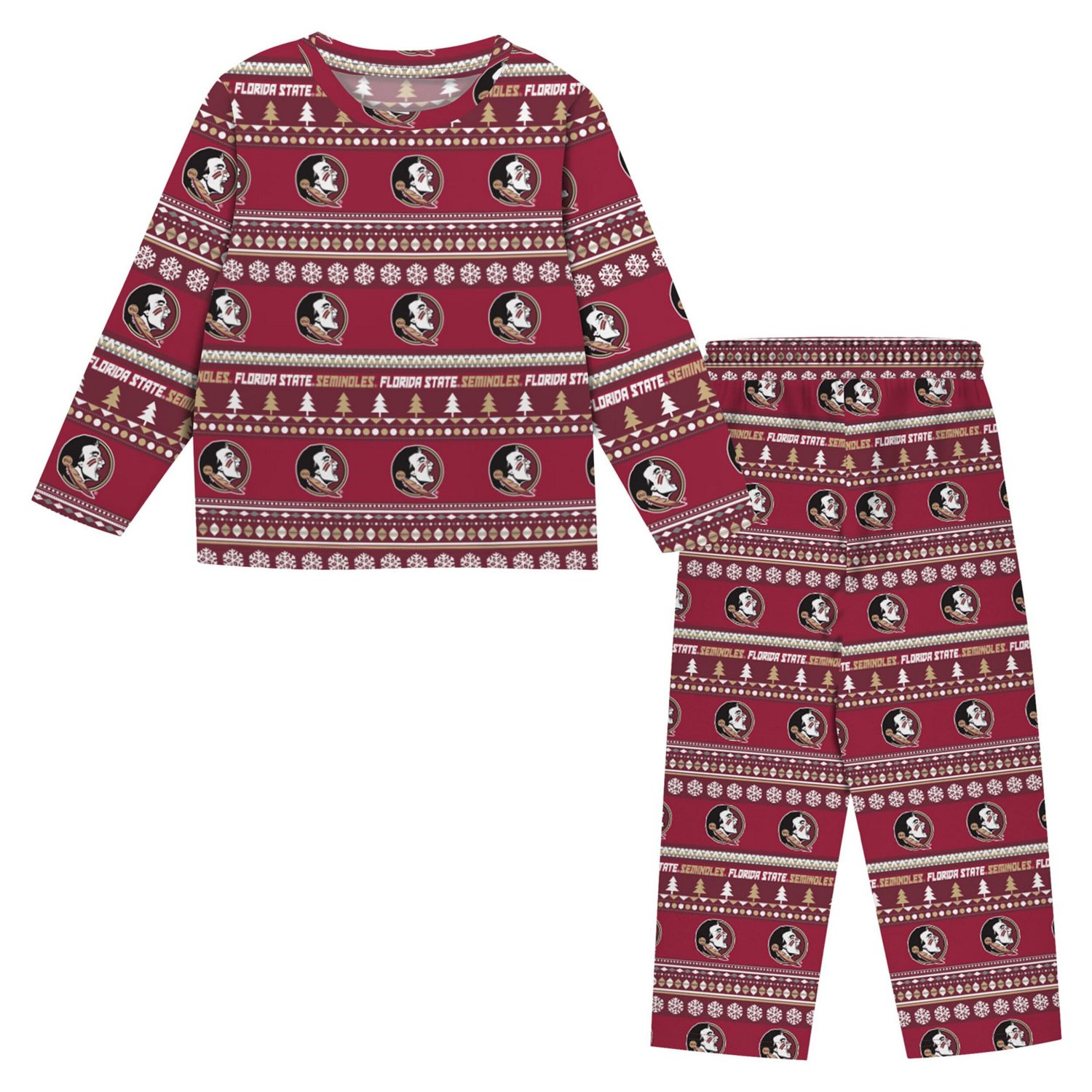 Outerstuff Florida State Seminoles Ugly Sweater Pajama Set