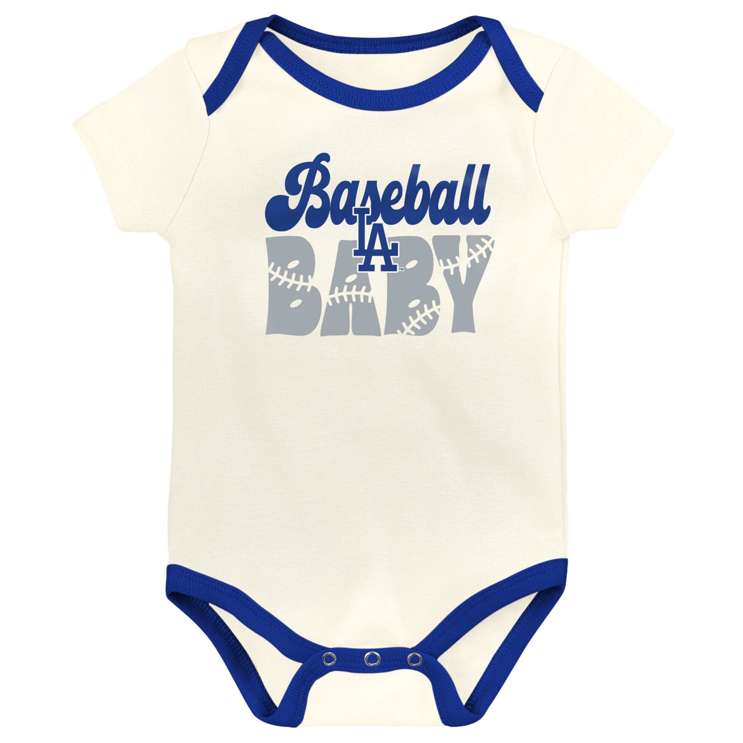 Outerstuff Los Angeles Dodgers Home Team 3-Pack Bodysuit Set
