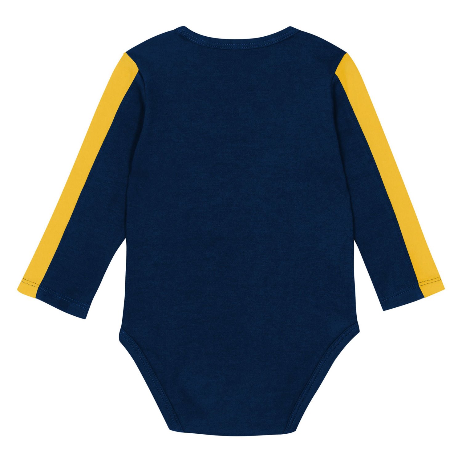 Outerstuff Maize Michigan Wolverines Double Down Bodysuit and Pants 3-Piece Set - view number 3