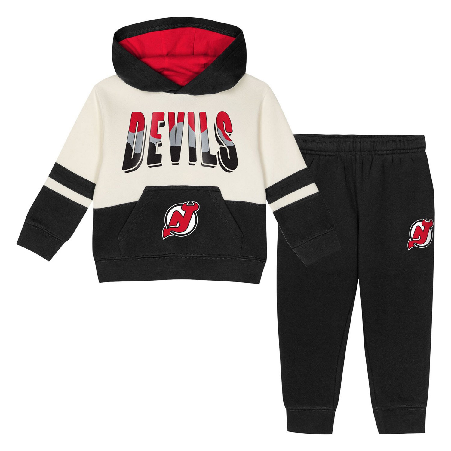 Outerstuff New Jersey Devils Chants and Cheers Fleece Hoodie and Pants Set - view number 1