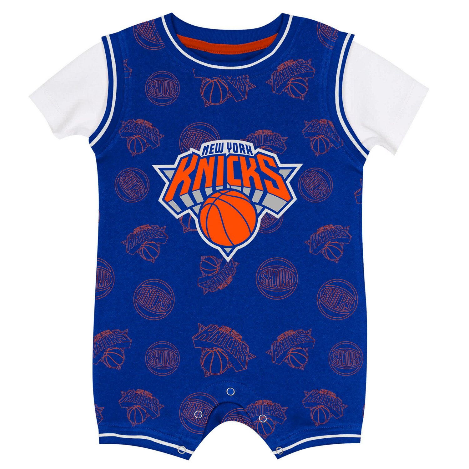 Outerstuff New York Knicks Logo Mania Romper - view number 2