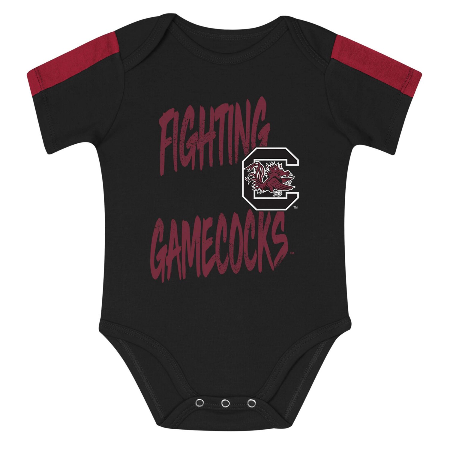 Outerstuff South Carolina Gamecocks Double Down Bodysuit and Pants 3-Piece Set - view number 4