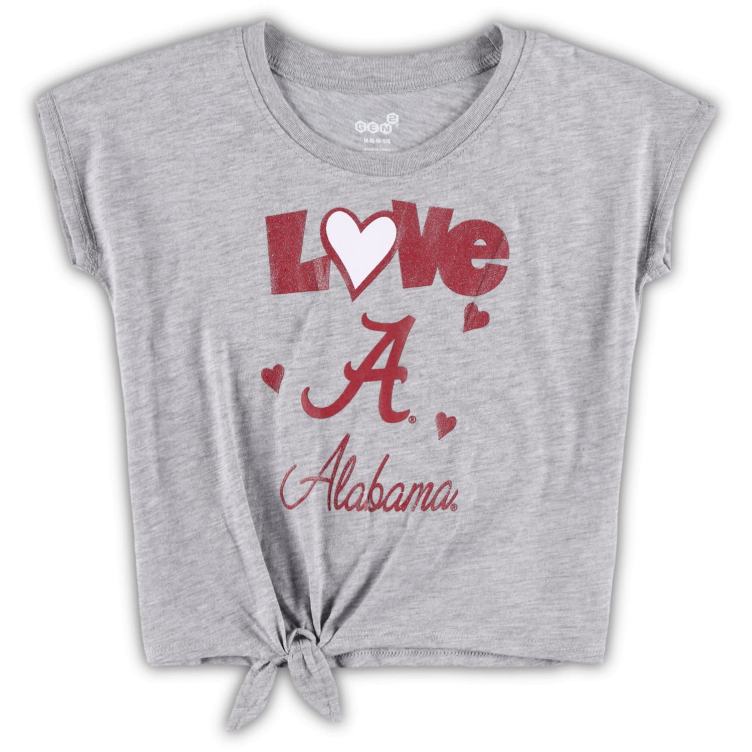 Preschool  Heathered Gray/ Alabama Tide Forever Love T-Shirt  Leggings Set - view number 2