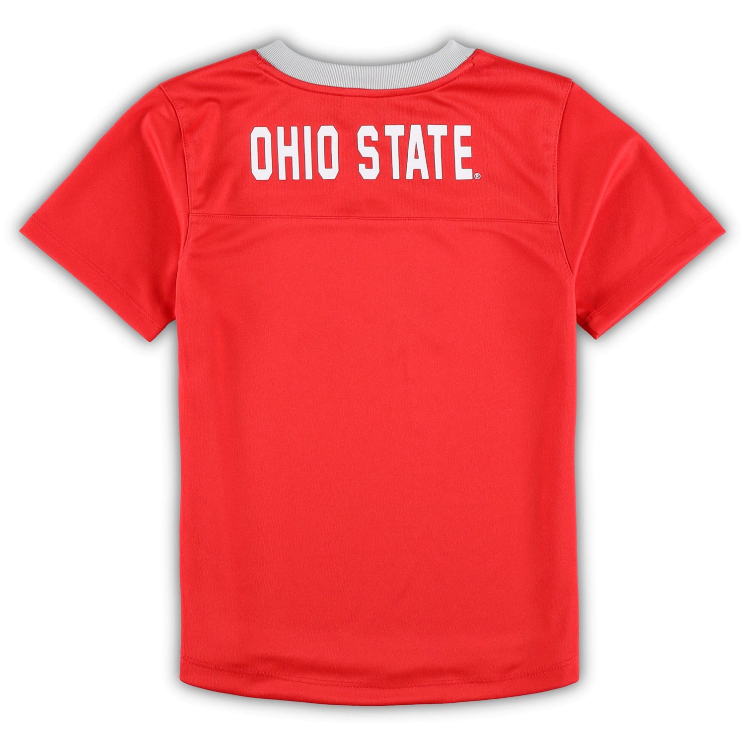 Preschool Gray Ohio State Buckeyes Zone Jersey  Pants Set - view number 2