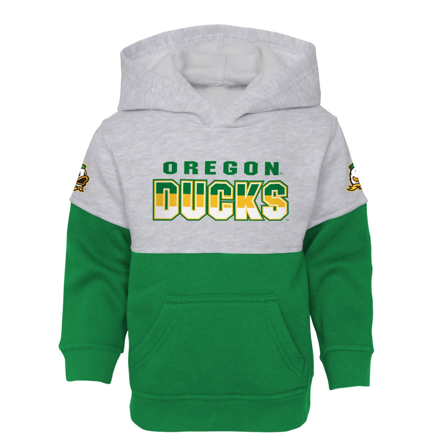 Preschool Heather Gray/ Oregon Ducks Playmaker Pullover Hoodie  Pants Set - view number 2