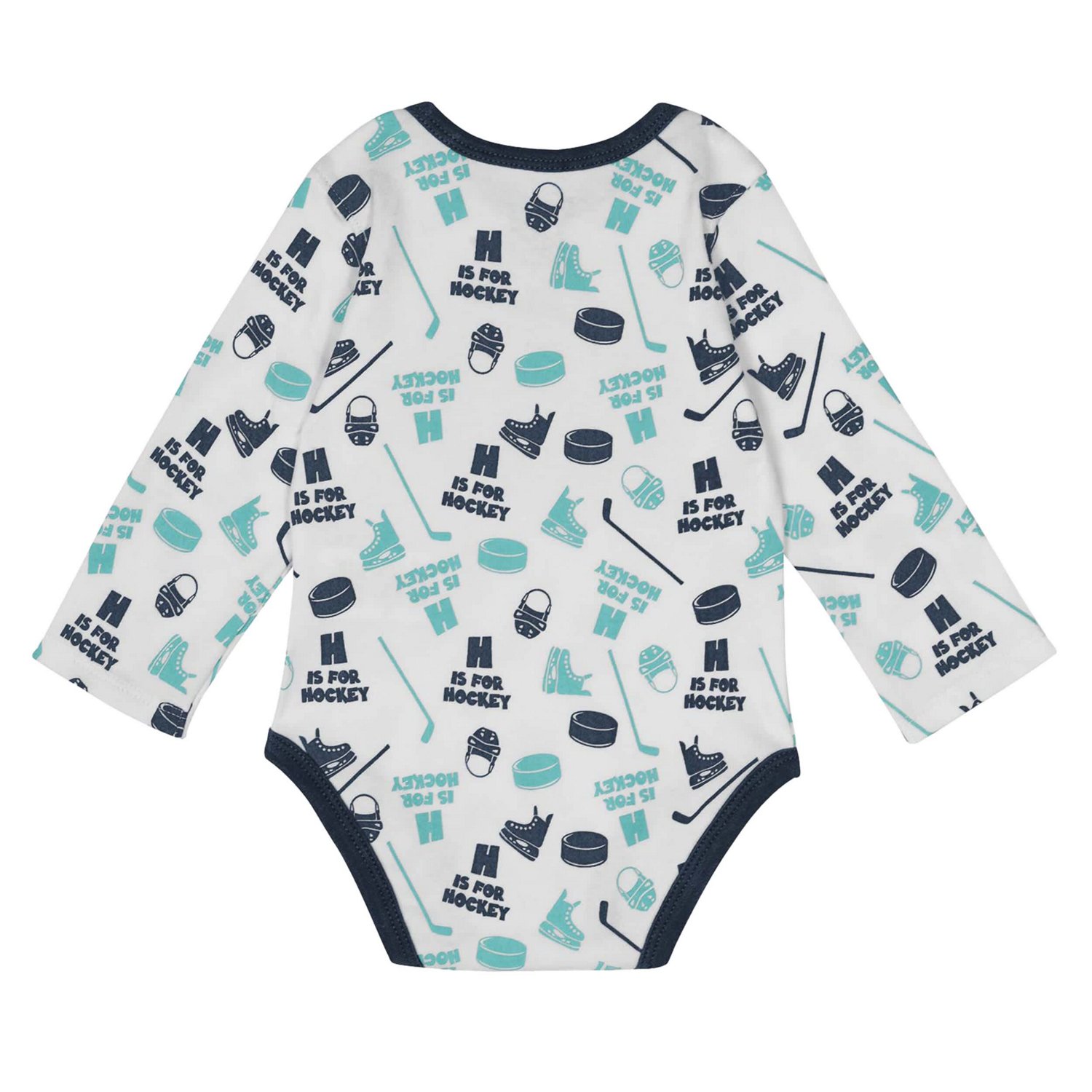 Seattle Kraken Quick Learner Long Sleeve Bodysuit
