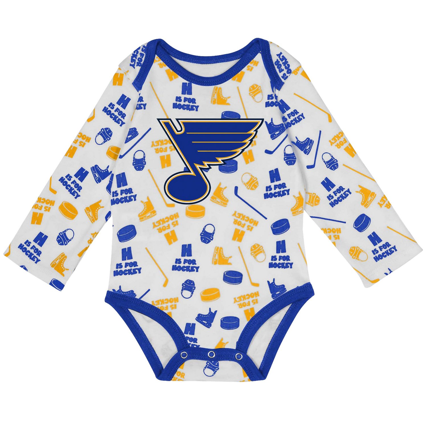 St Louis Blues Quick Learner Long Sleeve Bodysuit - view number 2