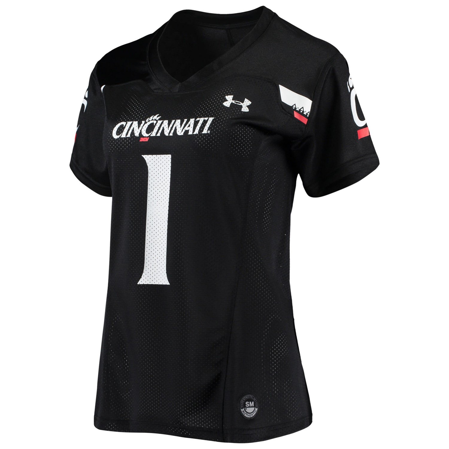 Under Armour 1 Cincinnati Bearcats Replica Football Jersey                                                                       - view number 2