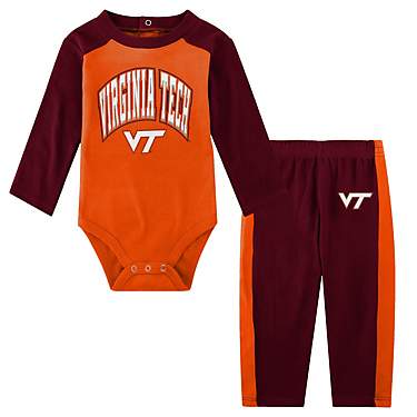 Virginia Tech Hokies Rookie Of The Year Long Sleeve Bodysuit and Pants Set                                                      
