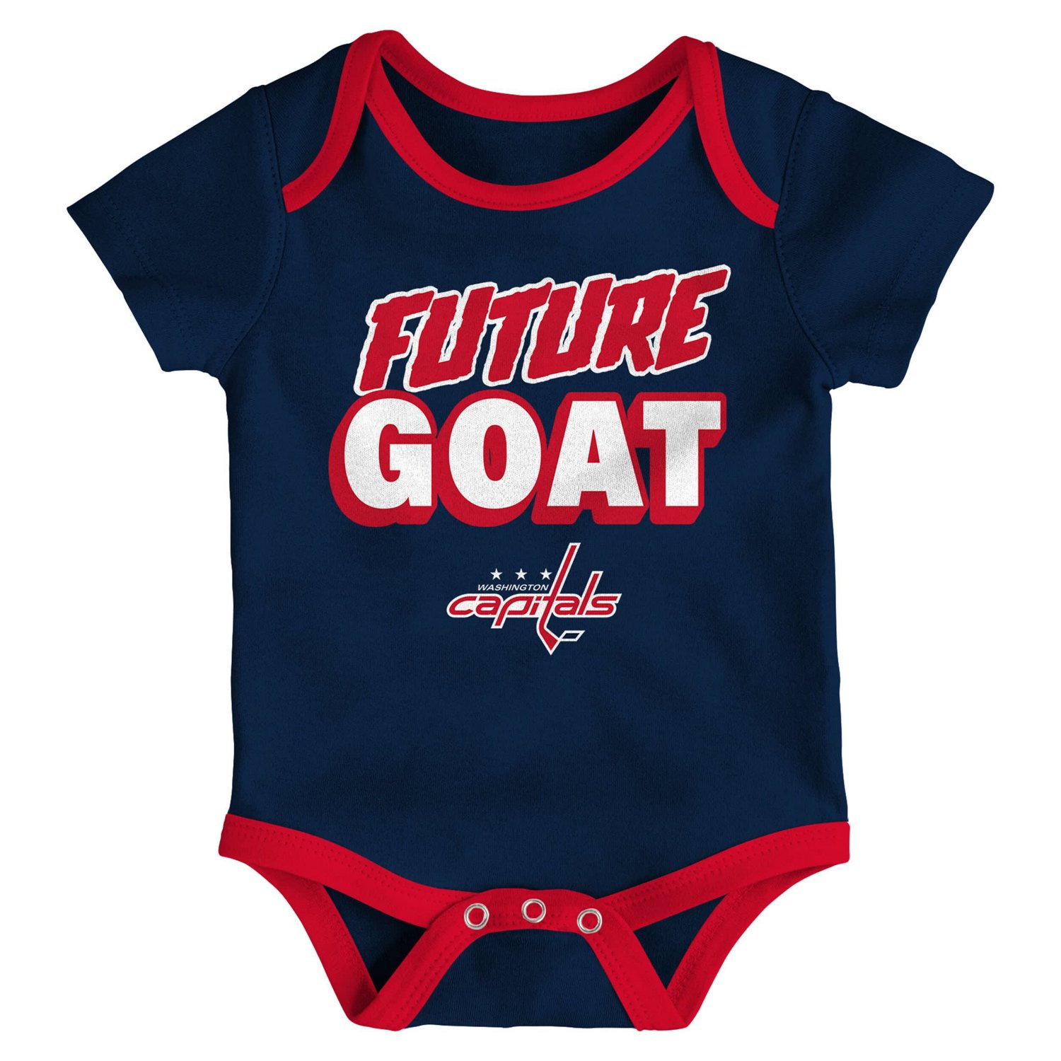 Washington Capitals Loyal Buddies Three-Pack Bodysuit Set - view number 3