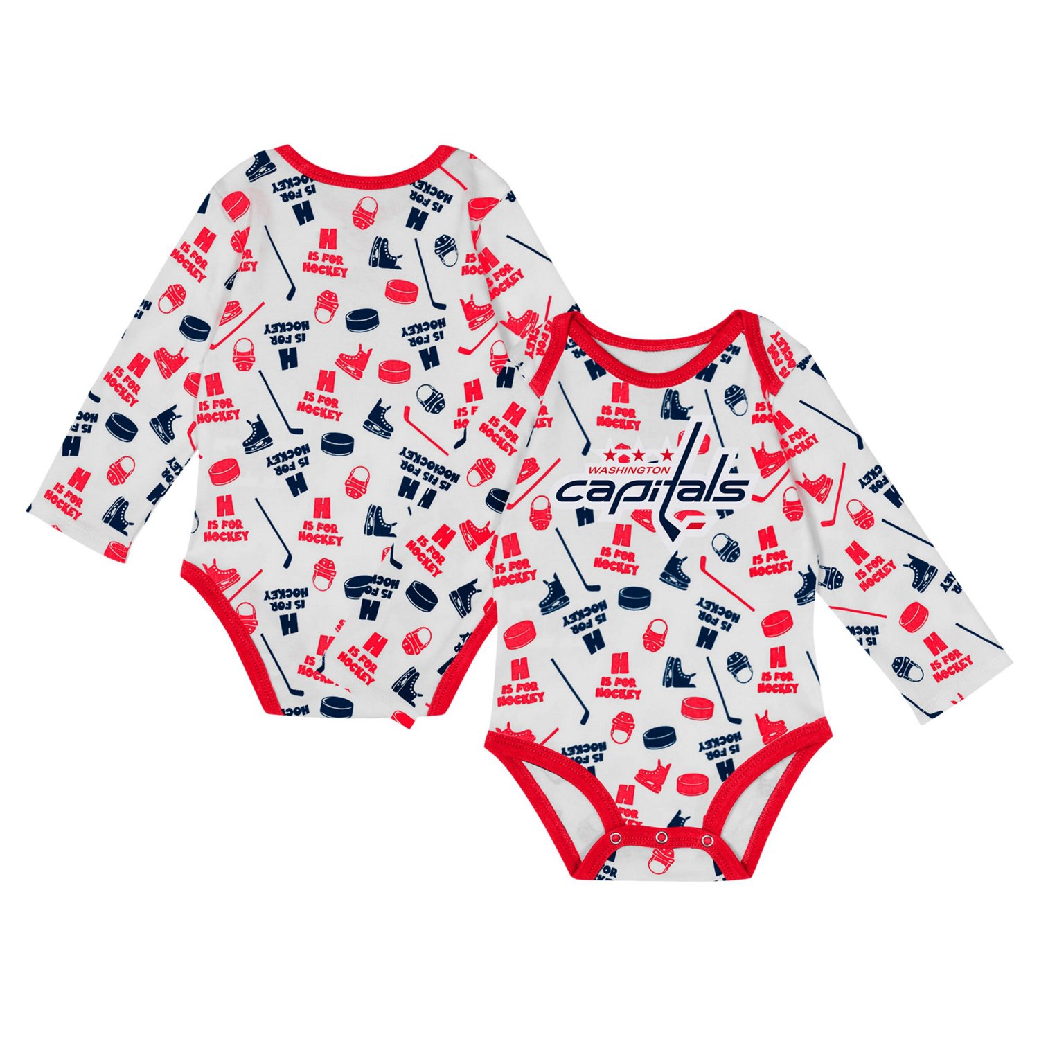 Washington Capitals Quick Learner Long Sleeve Bodysuit
