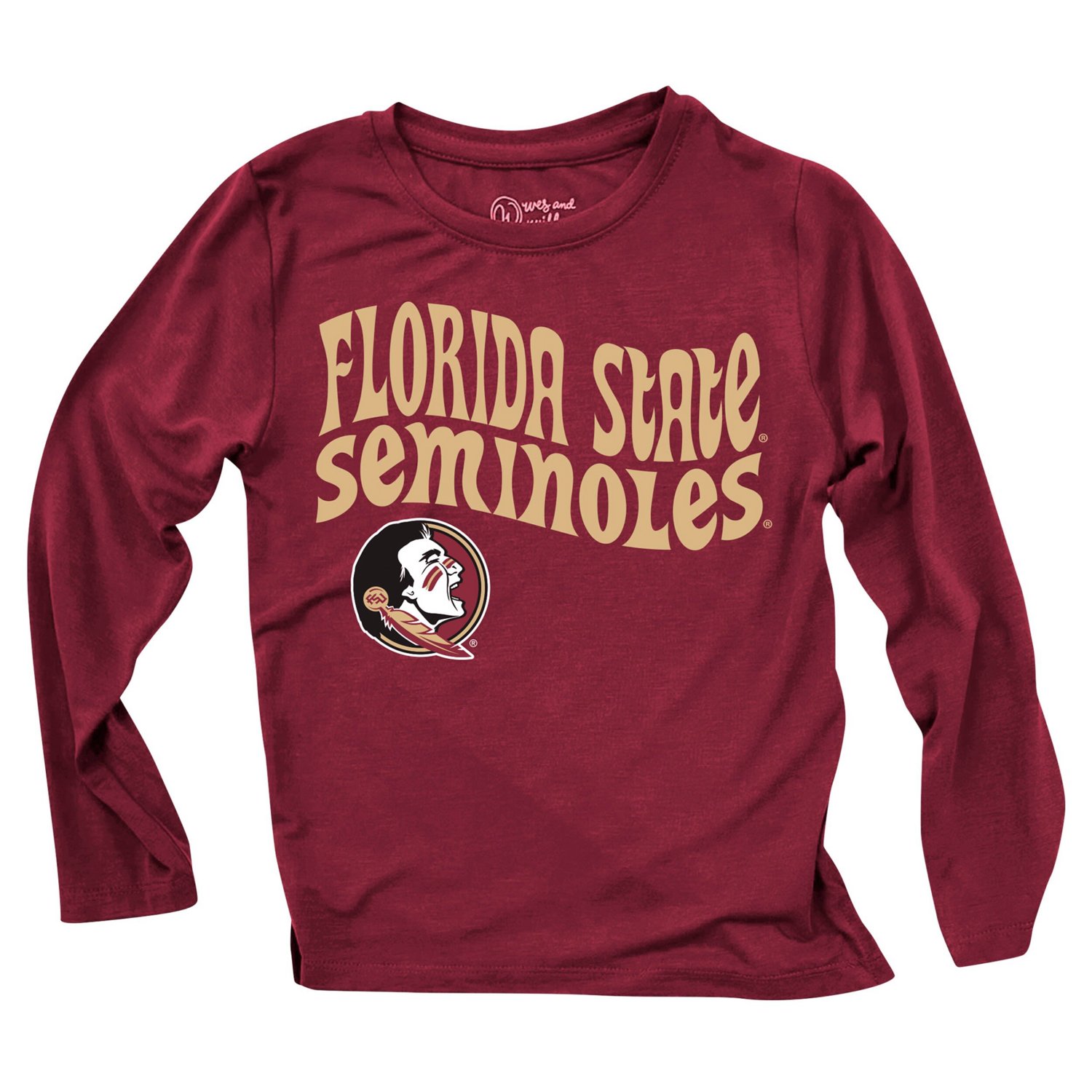 Wes  Willy Florida State Seminoles Long Sleeve Top and Striped Leggings Set                                                      - view number 2