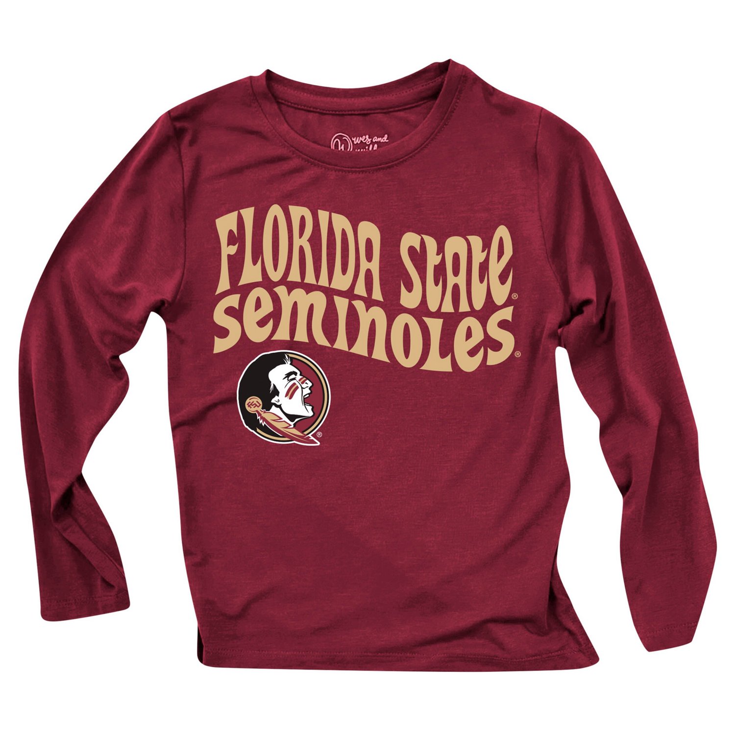 Wes  Willy Florida State Seminoles Long Sleeve Top and Striped Leggings Set                                                      - view number 2