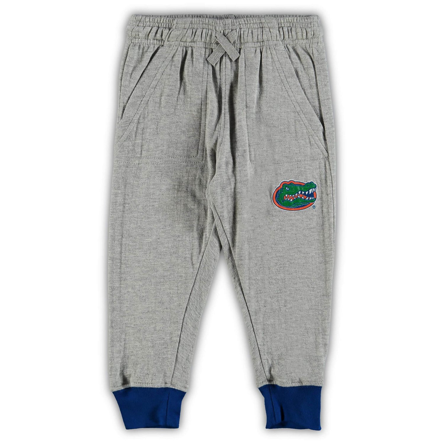 Wes  Willy Heathered Gray/ Florida Gators Jie Jie Long Sleeve Bodysuit  Pants Set - view number 3