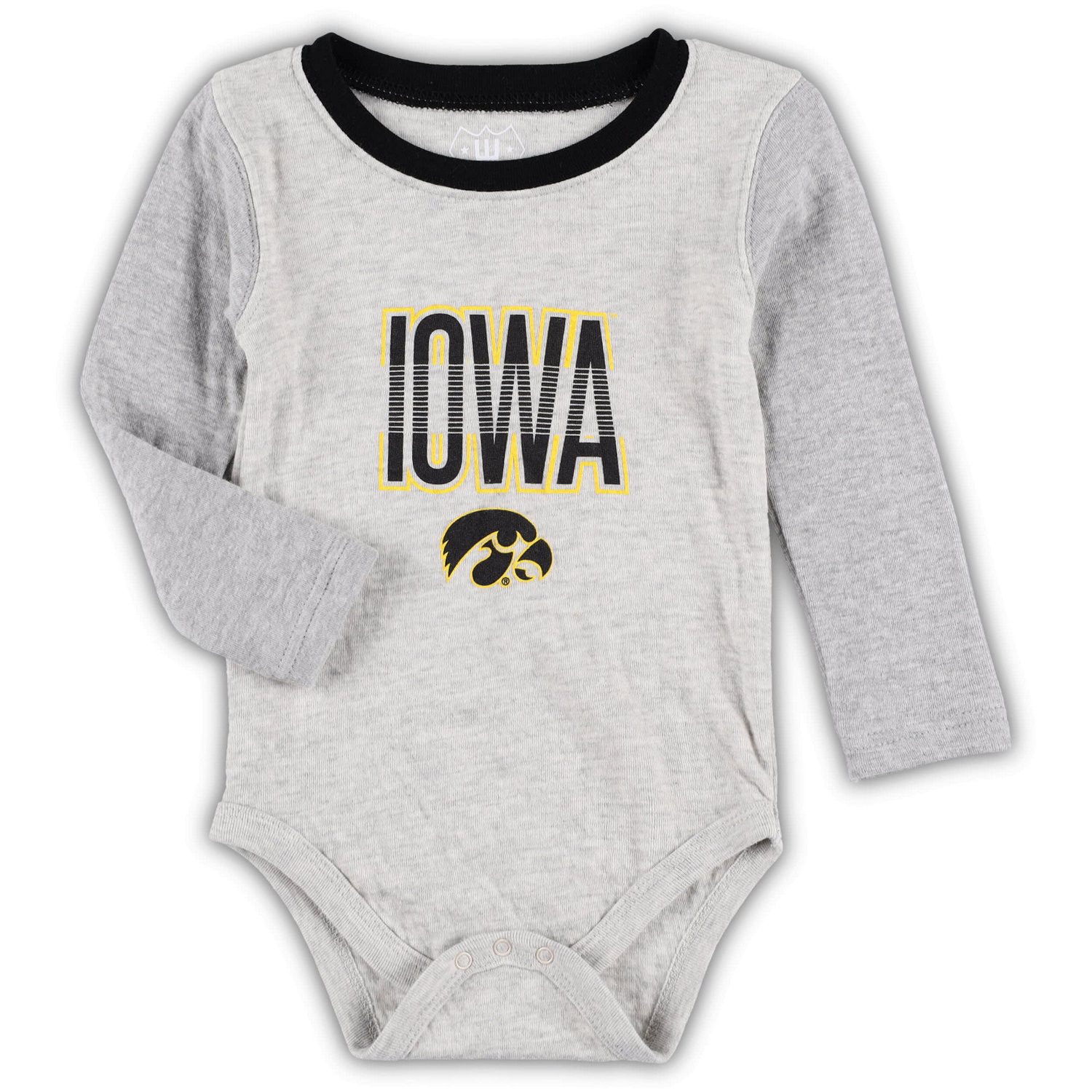 Wes  Willy Iowa Hawkeyes Jie Jie Long Sleeve Bodysuit  Pants Set                                                                 - view number 2
