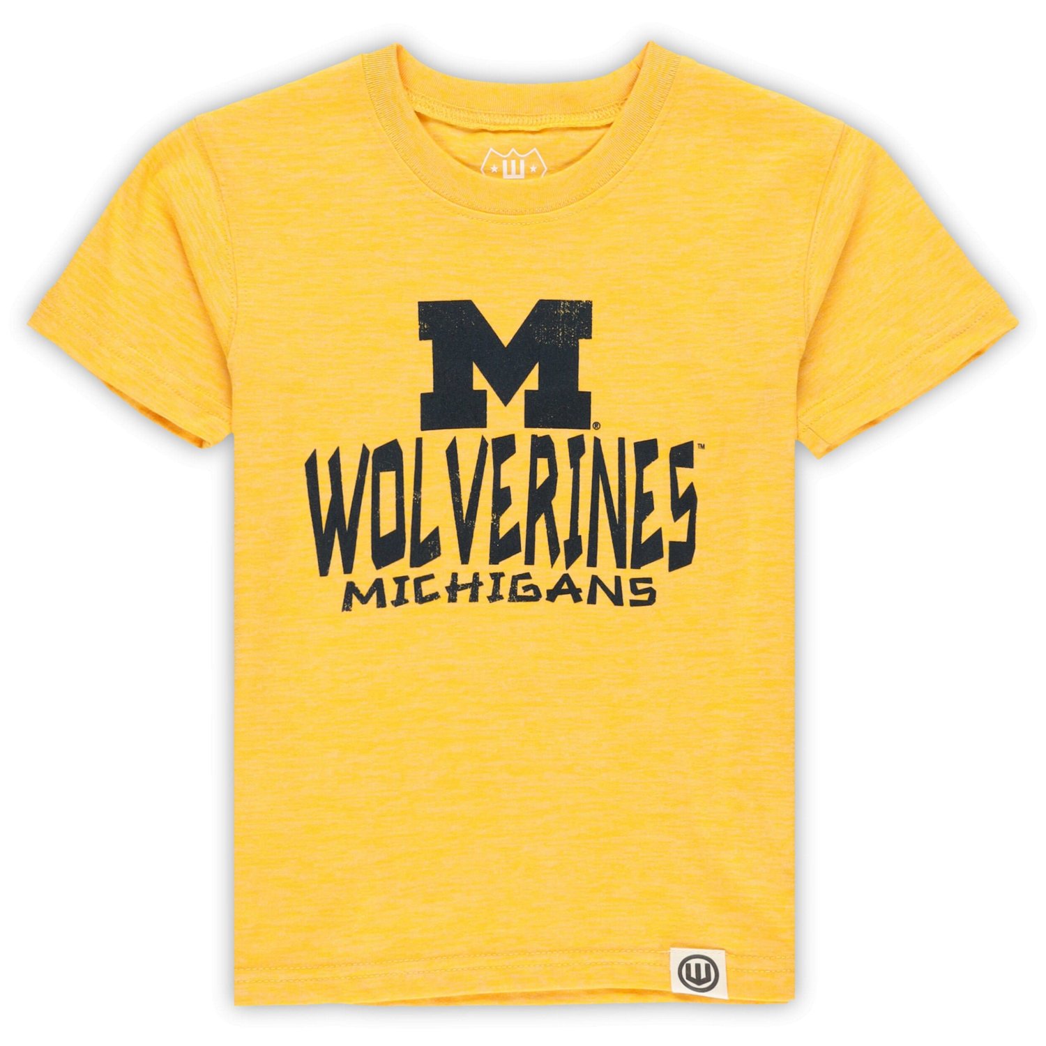 Wes  Willy Michigan Wolverines Cloudy Yarn T-Shirt  Shorts Set - view number 2