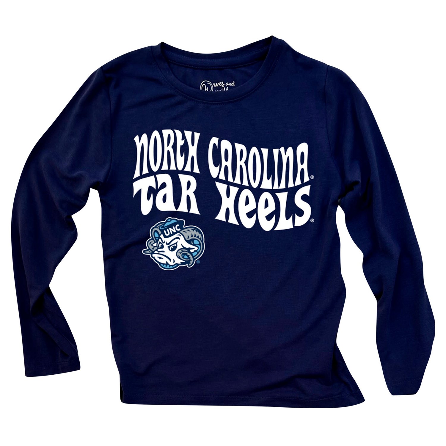 Wes  Willy North Carolina Tar Heels Long Sleeve Top and Striped Leggings Set                                                     - view number 2