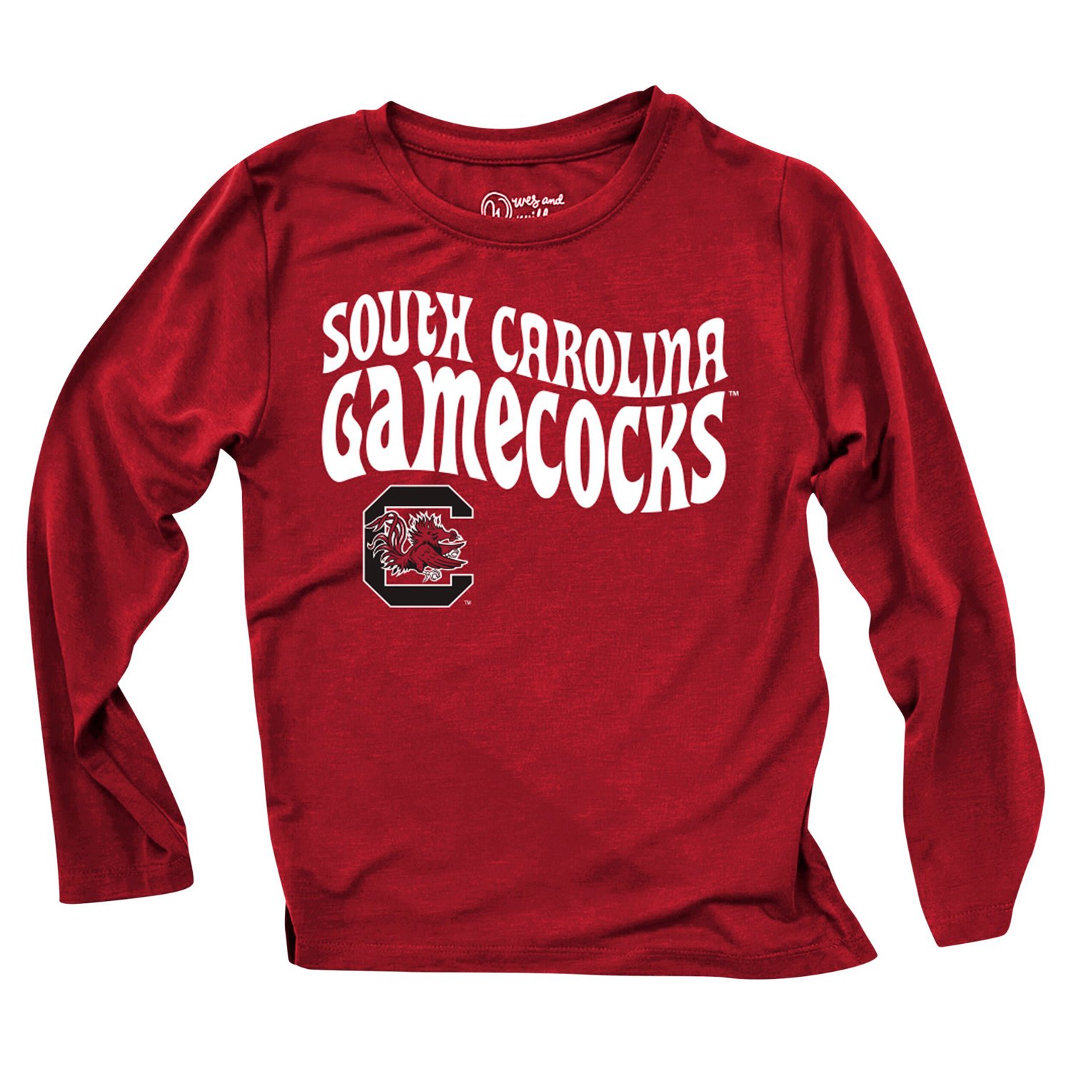 Wes  Willy South Carolina Gamecocks Long Sleeve Top and Striped Tri-Blend Leggings Set - view number 2