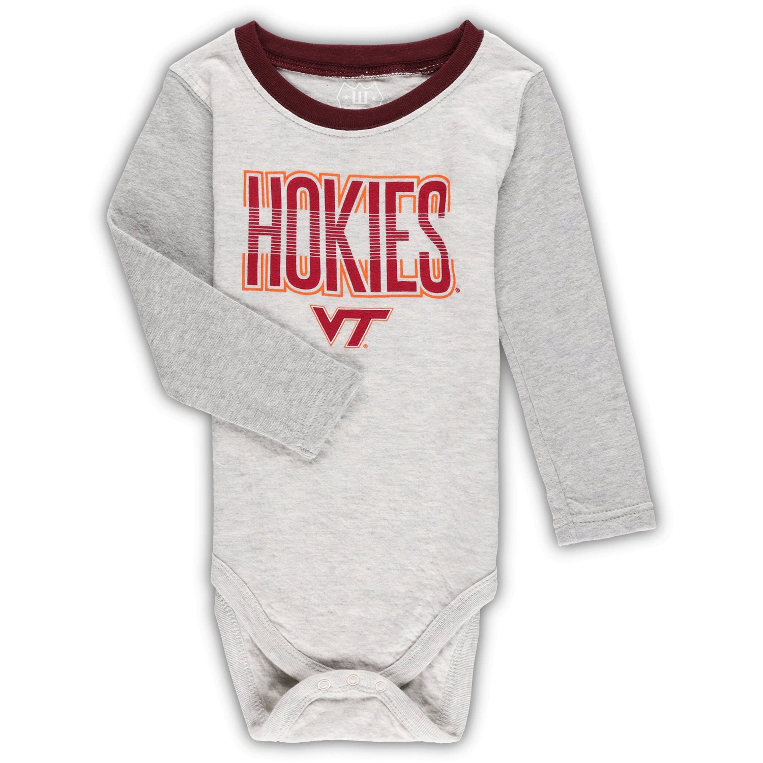 Wes  Willy Virginia Tech Hokies Jie Jie Long Sleeve Bodysuit  Pants Set - view number 2